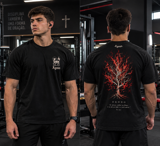 Camiseta Dry Fit – Sarça Ardente | Êxodo 3:2